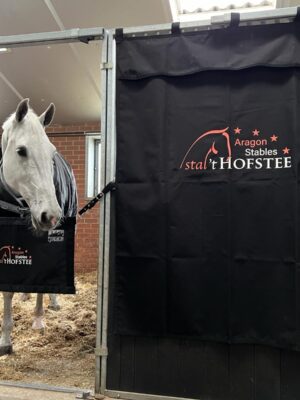 Stable Curtains with Logo