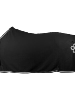 FLEECE RUG WITH CHEST FLAP AND ORNAMENT