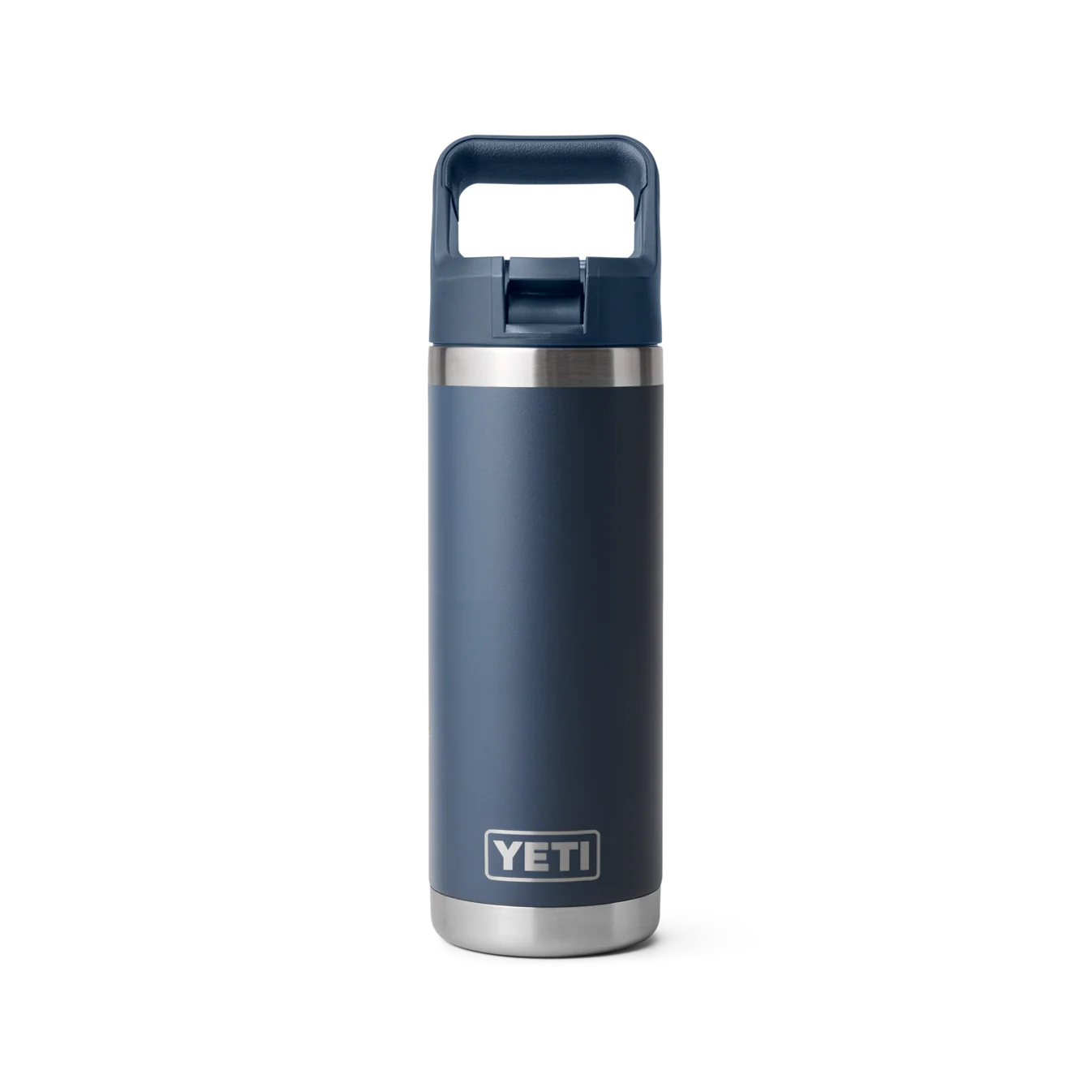 YETI Rambler Bottle with Colour Matched Straw Cap - Including Engraved Logo