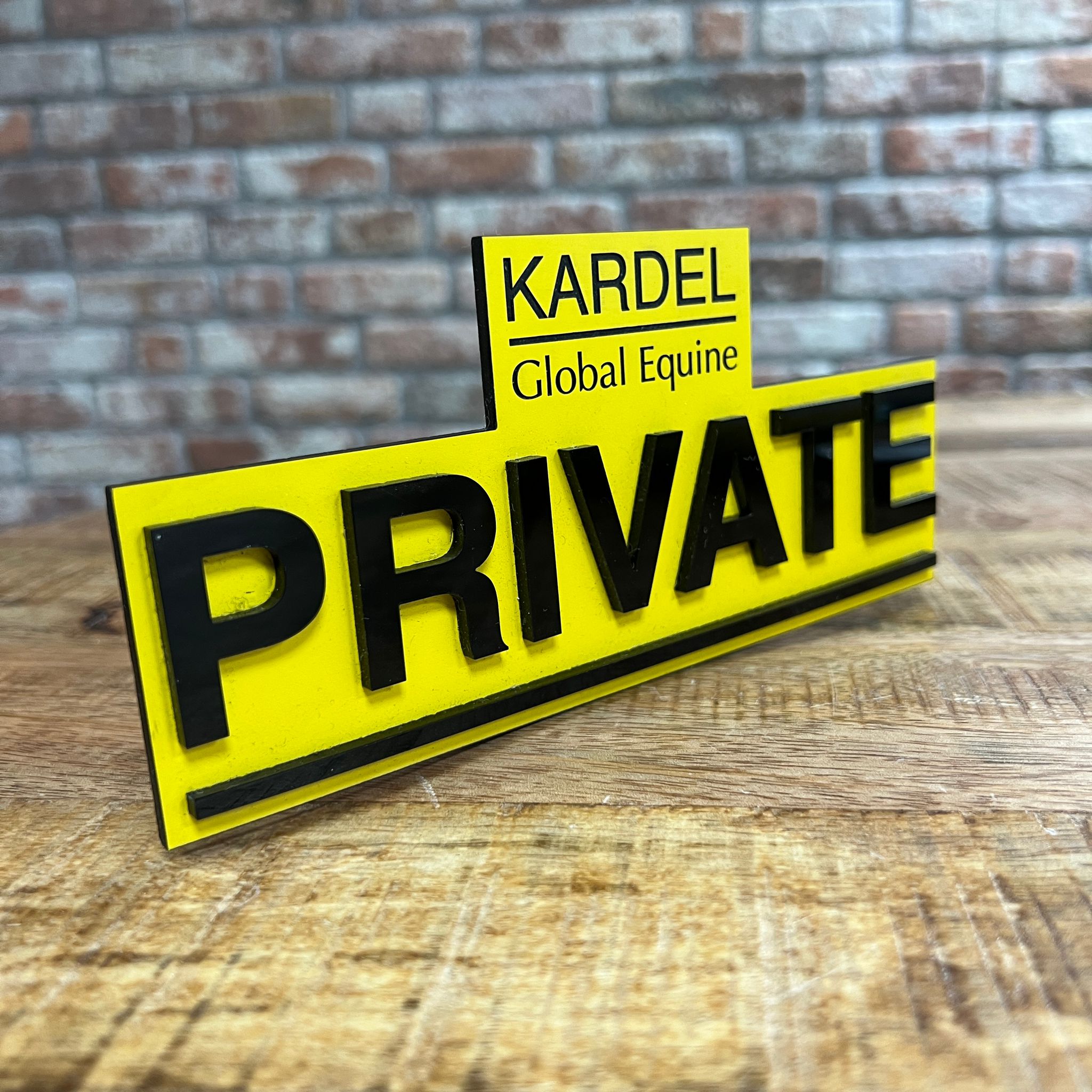 3D Door Sign - Including Custom Design