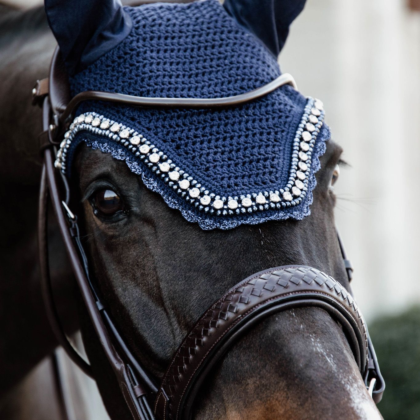 Kentucky Wellington Earbonnet Stone & Pearl + Embroidered Patch