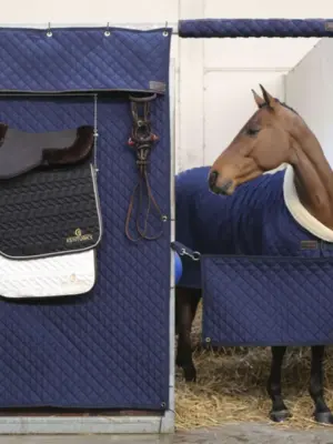 Kentucky Stable Curtain Quilt with Logo
