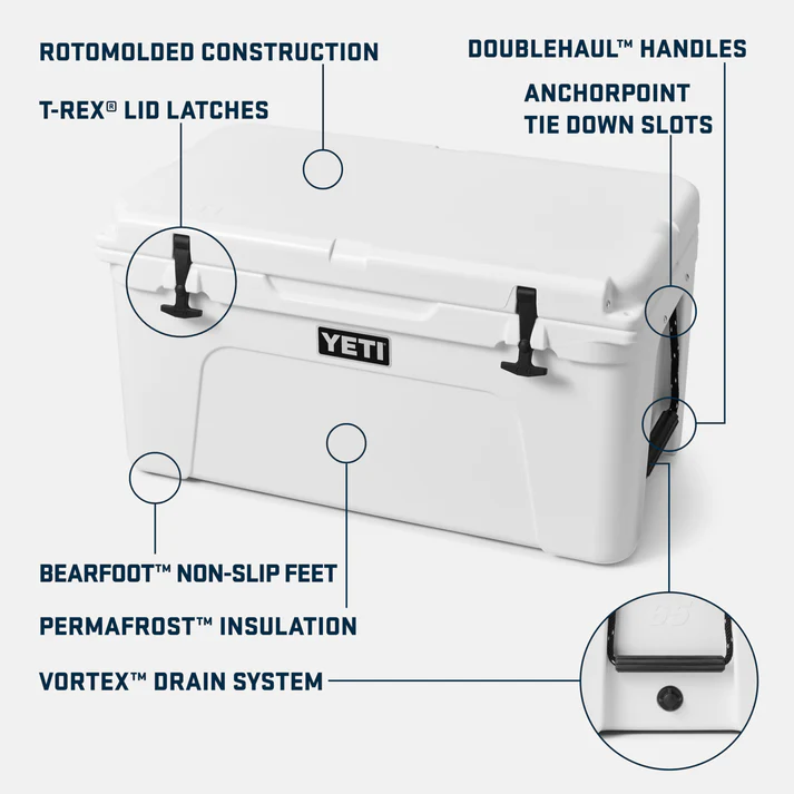 YETI TUNDRA 65 Cool Box - Including Custom Logo