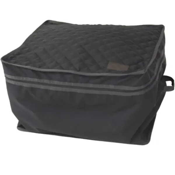 Saddle pad and blanket bag with embroidery